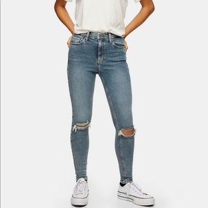 TOPSHOP JAMIE JEANS high rise lots of stretch